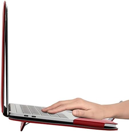 MOSISO PU Leather Sleeve Case Compatible with MacBook Air 13.6 inch