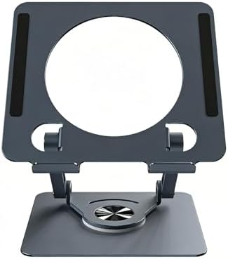 Adjustable Tablet Holder, Carbon Alloy with 360 Rotating Base, Laptop Portable Stand for Offices Home Drawing Ergonomic Supplies