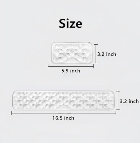 WENPIC-Mouse Pad with Wrist Rest - Ergonomic Wrist Rest -Desk Decoration- Soft and Flexible, Non-Slip - Can Relieve Long-Term Office Wrist Pain - Ideal for Office, Computer, Laptop