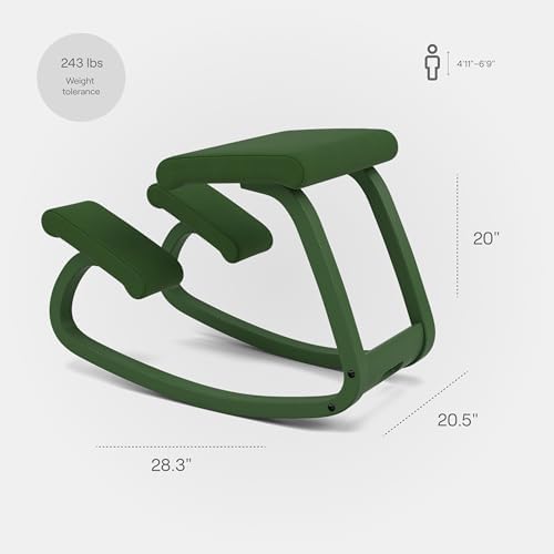 Varier Ergonomic Kneeling Chair, Rocking Knee Stool for Home Office Desk