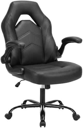 DUMOS Computer Gaming Chair, Home Office Desk Chair, PU Leather