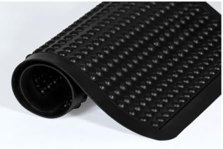 Crown Yoga-Flex, 36" x 48", Black High/Low Bubble Surface, Rectangular