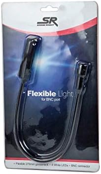 Monoprice Live Sound Mixer Light for BNC Port - Flexible, 4 LEDs, 10.6-Inch Gooseneck, 16-Inch, Black - Stage Right Series