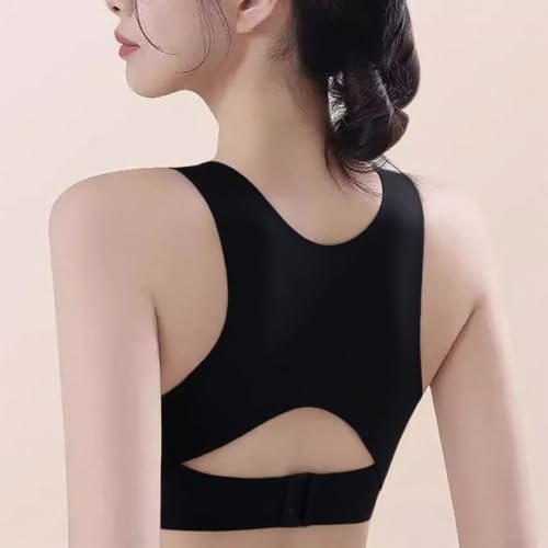 Posture Corrector Bras Women Front Closure Cross Back Wireless Posture Bra