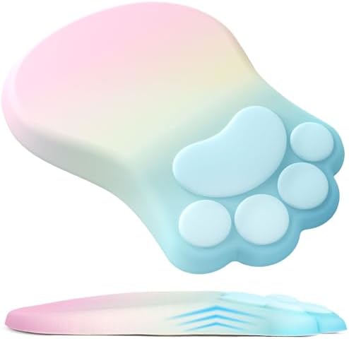 L-SPOUTTO Ergonomic Mouse Pad with Wrist Rest,Cute Mouse Pad Wrist Support