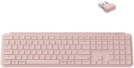 Keychron B6 Pro Ultra-Slim Full-Size Wireless Keyboard - Blossom Pink