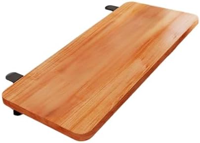 Desk Extension Board Clamp-on Keyboard Tray Portable Ergonomic Arm Rest Expansion Platform for Home Office- Brown