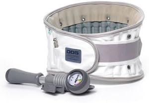 DDS, Inc. 300 Back Decompression Belt – Pneumatic Lumbar Decompression Belt for Women and Men, Lower Back Brace for Work, Lifting, and Daily Support – Adjustable Air Lumbar Traction Device (6XL)