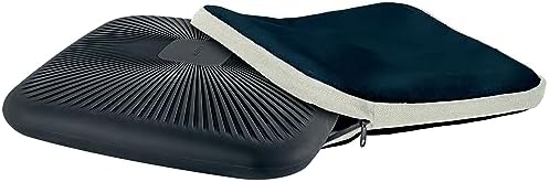Leitz Ergo Active Wobble Cushion, Ergonomic Seat Cushion, Square Seat Pad for Improved Ergonomics, Seat Cushion for Office Chair with Velvet Grey Cover, 65400089