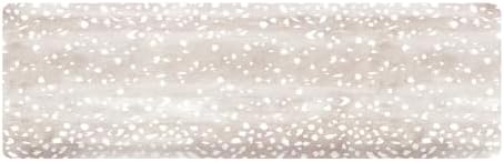 House of Noa Nama Standing Mat – Anti-Fatigue Kitchen Mats for Floor, Cushioned & Non-Slip Kitchen Comfort Mat for Standing, Thick Foam Anti-Fatigue Mat for Kitchen & Workspaces, Fawn Brown 22" x 72"