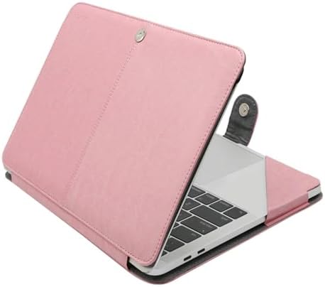 MOSISO PU Leather Sleeve Case Compatible with MacBook Air 13.6 inch
