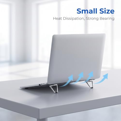 Xthrotsenk 4PCS Laptop Stand Foldable, Portable Keyboard Riser