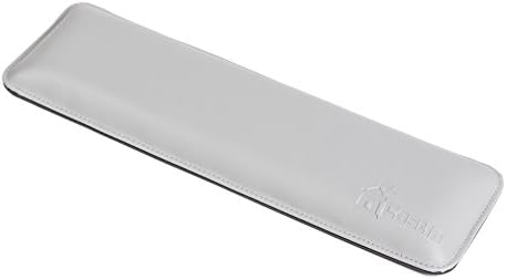 Bailey Tenkeyless by Castle - Wrist Rest for Keyboards with Around 87 Keys - Leather Ergonomic Computer Extra Firm Wrist Support for Typists, Gaming, and Heavy Office Use (Stone, Tenkeyless)