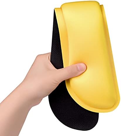 Dapesuom Enlarge Keyboard Wrist Rest, Memory Foam Wrist Cushion for Desk Mats Support, Cute Typing Pain Relief Keyboard Mouse Pad Rests Set with Non-Slip Base for Gaming Laptop Office, Apricot Yellow