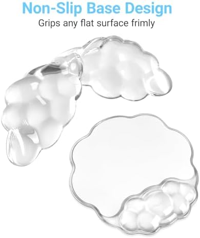 MOSISO Gel Cloud Keyboard Wrist Rest, Cloud Wings Wrist Rest, White