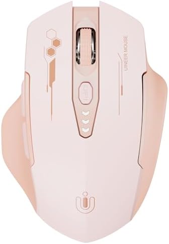 Uineer Bluetooth Mouse, Tri-Mode Wireless, Rechargeable, 3-Device Switch