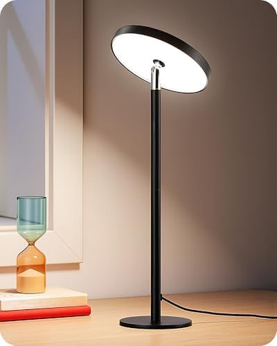 EDISHINE LED Table Lamp, Desk Lamp with 2 Adjustable Height, High CRI 90+