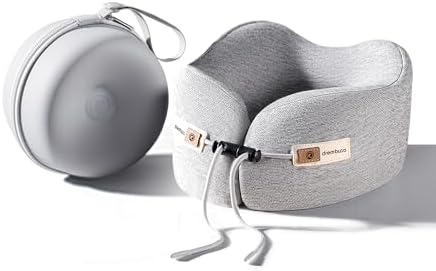 Travel Neck Pillow for Airplane, 360° Ergonomic Support for Sleeping