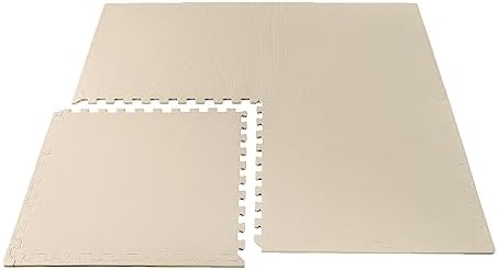 We Sell Mats 3/8" Thick Multipurpose EVA Foam Exercise Floor Mat, Interlocking Tiles, Anti-Fatigue for Home or Gym