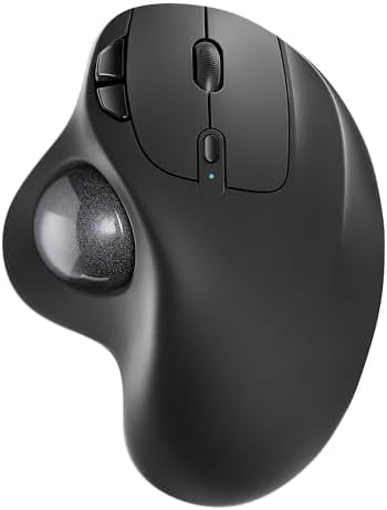 Nulea M501 Wireless Trackball Mouse Ergonomic Thumb Control, 4 DPI Levels