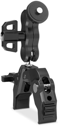 NEEWER Magnetic Mobile Phone Holder with Super Clamp, Adjustable Metal Holder with 1/4 Inch Screw and Ball Heads, Magic Arm Compatible with MagSafe iPhone for Pole, Tripod, Microphone Stand, Table