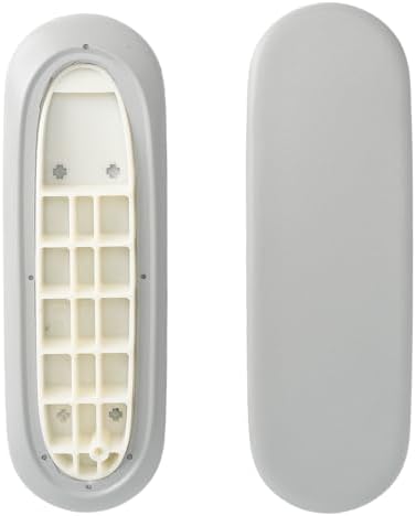 Arm Pads Caps Replacement for Herman Miller Sayl Office Chair, Fixed and Height-Adjustable Armrest, Light Gray Vinyl (1-Pair)