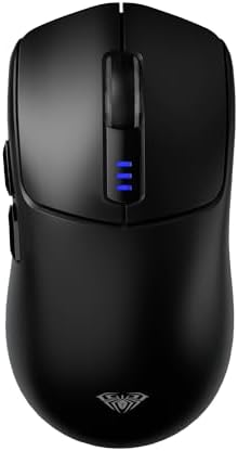 AULA SC580 Wireless Gaming Mouse, Tri-Mode Black Gaming Mice & 12000 DPI