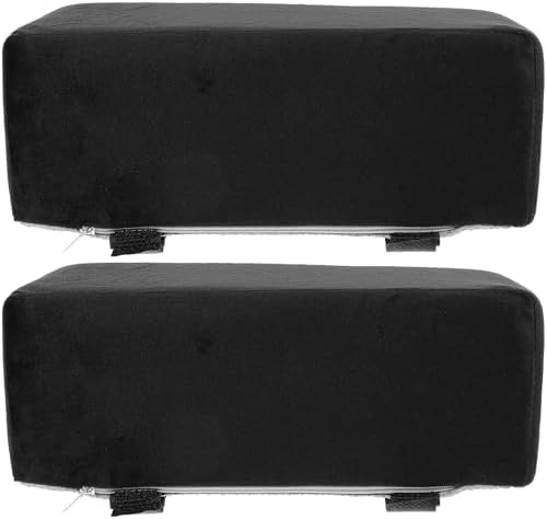 NUOBESTY 1pair Office Chair Armrest Pads Ergonomic Thick Covers for Support Comfortable Cushions for Gaming Office and Wheelchair Use and Stylish Armrest Accessories