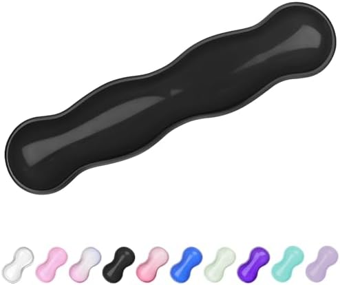 Gel Wrist Rest for Keyboard and Mouse, Wrist Rest for Keyboard, Mouse Wrist Support, Pain Relief, Cool Touch, Non-Skid, Wrist pad