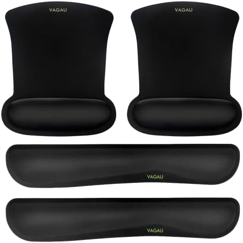 VAGAU Premium Keyboard Wrist Rest and Mouse Pad Wrist Support
