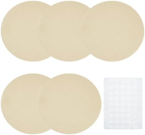 PH PandaHall 5pcs Lamp Shade Diffuser Fabric Lamp Shade Replacement with 50pcs Plastic Stickers Dazzling Proof Lampshades Spotlight Lamps Covers for Pendants Photography Light Downlight 6.3 Inch