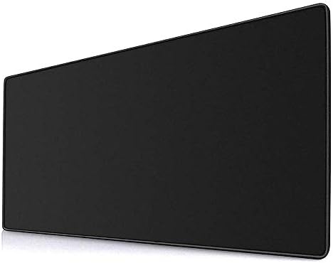 Extra Large Gaming Mouse Pads/Extended Protective Office Desk Mouse Mat Non-Slip Professional Precision Tracking Surface (23.6" x 11.8") for PC Computer Laptop(60x30 Black001)