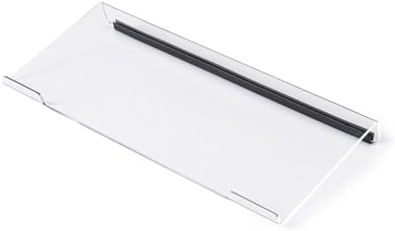 Clear Acrylic Tilted Computer Keyboard Holder for Ergonomic Typing