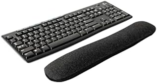 Staples TECH Beaded Keyboard Wrist Rest, Ergonomic, Black/Gray
