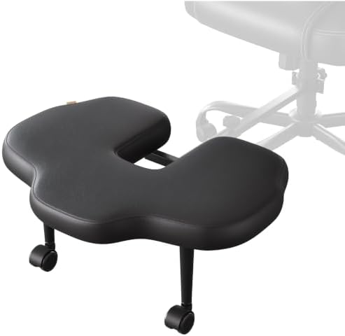 Pinmoco Adjustable Foot Rest for Office Chair, Under Desk Footrest, Black