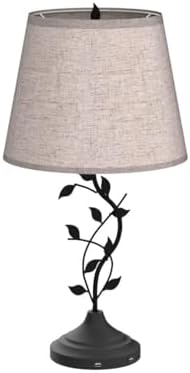 Kakanuo Table Lamp for Living Room, Bedside Lamp for Bedroom, Rustic Lamp