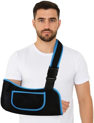 mosago Arm Sling, Lightweight Breathable Mesh Shoulder Immobilizer, X-Large
