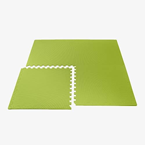 We Sell Mats 3/8" Thick Multipurpose EVA Foam Exercise Floor Mat, Interlocking Tiles, Anti-Fatigue for Home or Gym