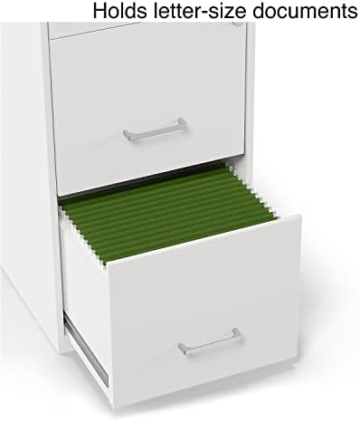 STAPLES 3-Drawer Vertical File Cabinet, Letter/Legal, Locking, White