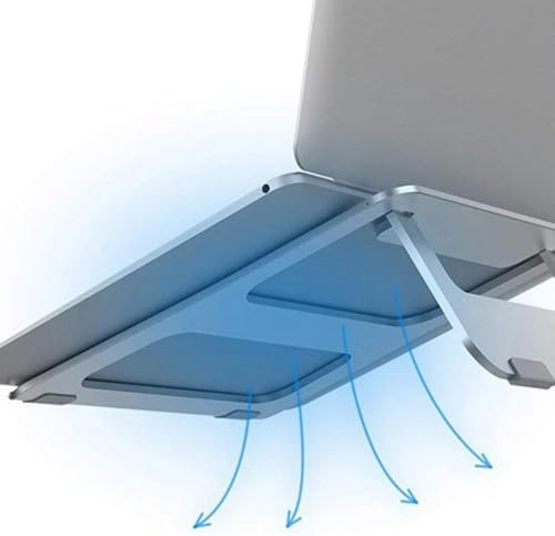 Foldable Aluminum Alloy Laptop Stand Ergonomic with 18 Degree