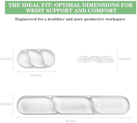 Gel Wrist Rest for Keyboard and Mouse Pad Set