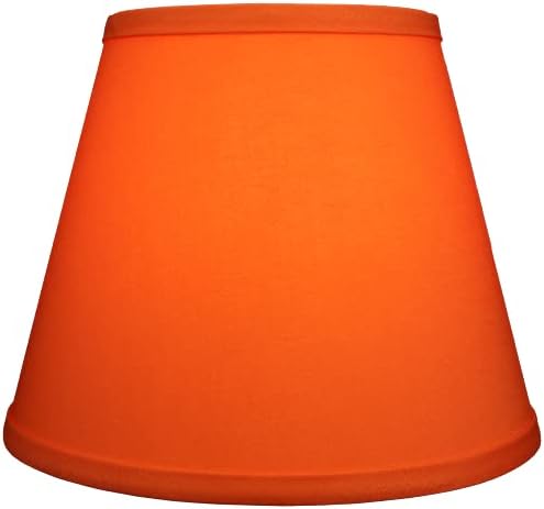 FenchelShades.com Lampshade 6" Top Diameter x 10" Bottom Diameter x 8" Slant Height 6x10x8" with Spider Attachment Diameter 0.4 Inch for Lamps with a Harp (Carrot)