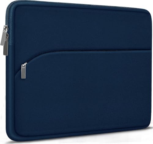 Laptop Sleeve Case 15.6 inch, Durable Portable Monitor Protective Cover with Front Pocket, Traveling Laptop Case Compatible for HP, Dell, Asus, Lenovo, Deep Blue