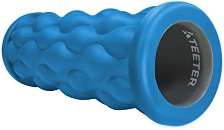 Teeter Massage Foam Roller - Textured for Deep Tissue Muscle Relief to Boost Recovery, Flexibility, Mobility - Back Pain Relief, Sports Massage, Myofascial Release
