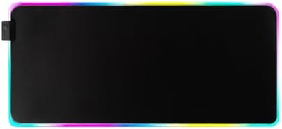 RGB Gaming Mouse Pad-14 Light Modes, Extended Soft LED Mouse Pad, Anti-Slip Rubber Base, Computer Keyboard Large Mousepad Mat, Waterproof Mousepads (25.6 * 11.6 Inch)