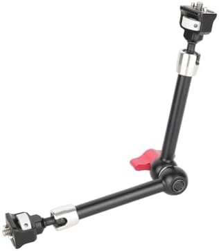 CAMVATE Multipurpose Articulating Arm with Anti-Twist 1/4''-20 Screw Mount (11", Red Knob)-3660
