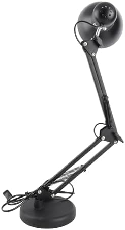 Kavolet Portable Eye Protection Folding Desk Lamp LED Reading Light with Clamp for Study Bedroom (Black)
