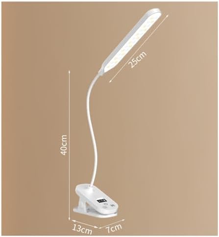 Desk Lamp Dimmable Eye-Protecting Desk Lamp with Adjustable Gooseneck Flexible Eye Care
