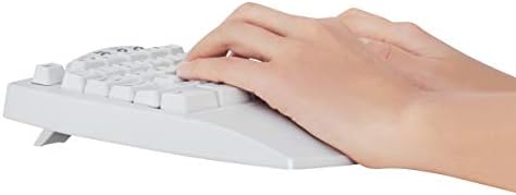 Perixx PERIBOARD-512W Periboard-512 Ergonomic Split Keyboard - Natural Ergonomic Design - White - Bulky Size 19.09"X9.29"X1.73", US English Layout