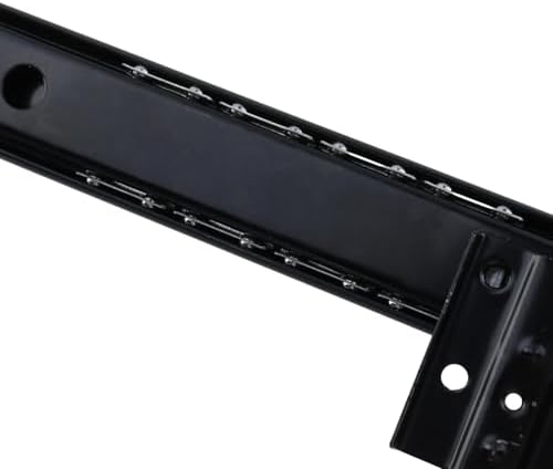 1 Pair Soft Close Drawer Slides Under Desk Keyboard Tray Rails Slides, 10 Inch Side Mount Heavy Duty Cabinet Drawer Glides, Ball Bearing Full Extension Kitchen Cabinet Rails 100 LB Capacity